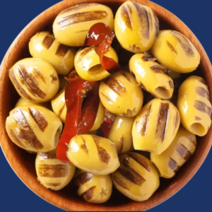 Oliwki grillowane bez pestek w oliwie, opakowanie 100g